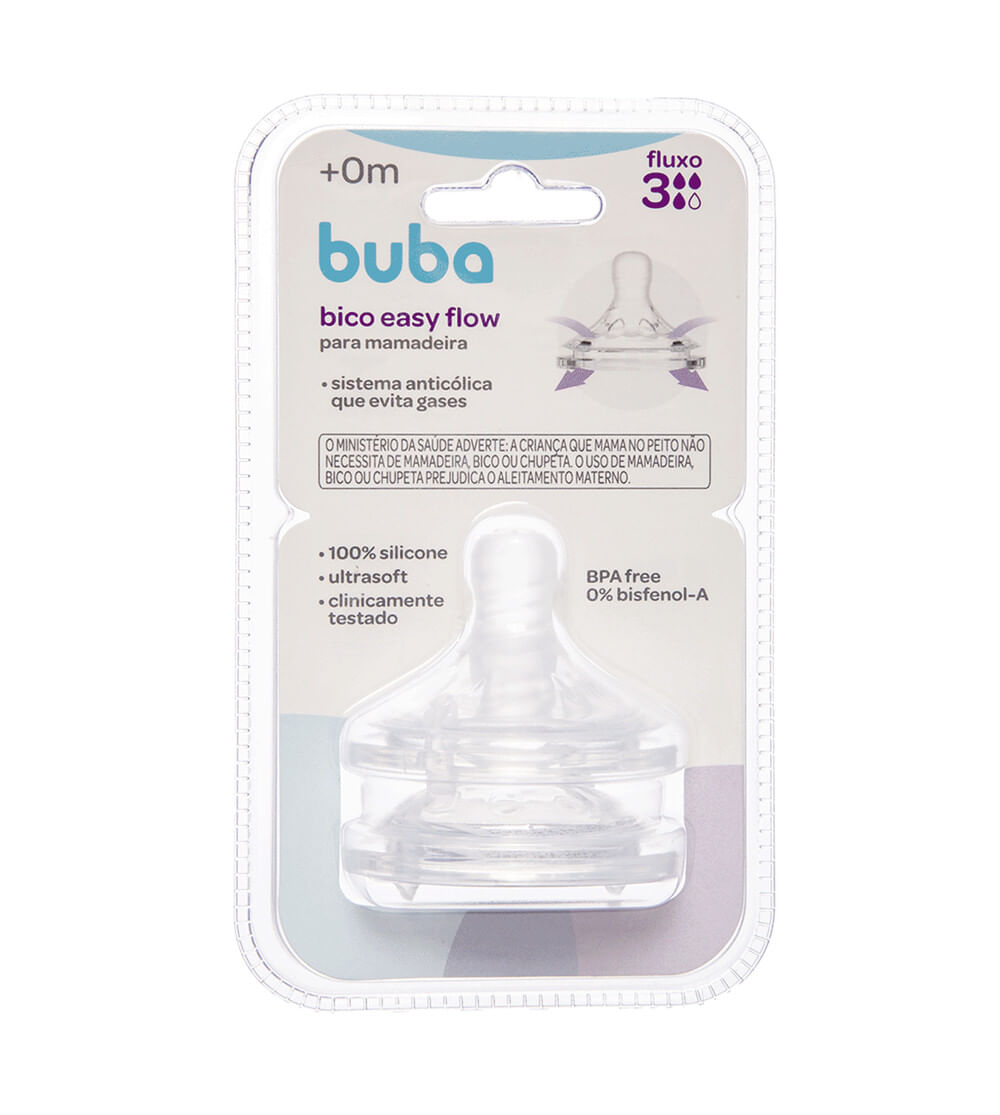 Bico Silicone Easy Flow com 2 unidades Fluxo 3